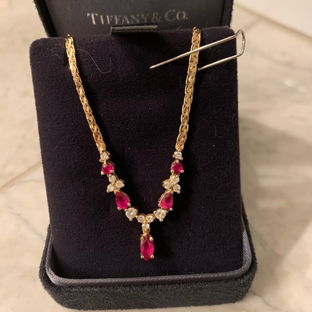 Ruby and Diamond necklace
